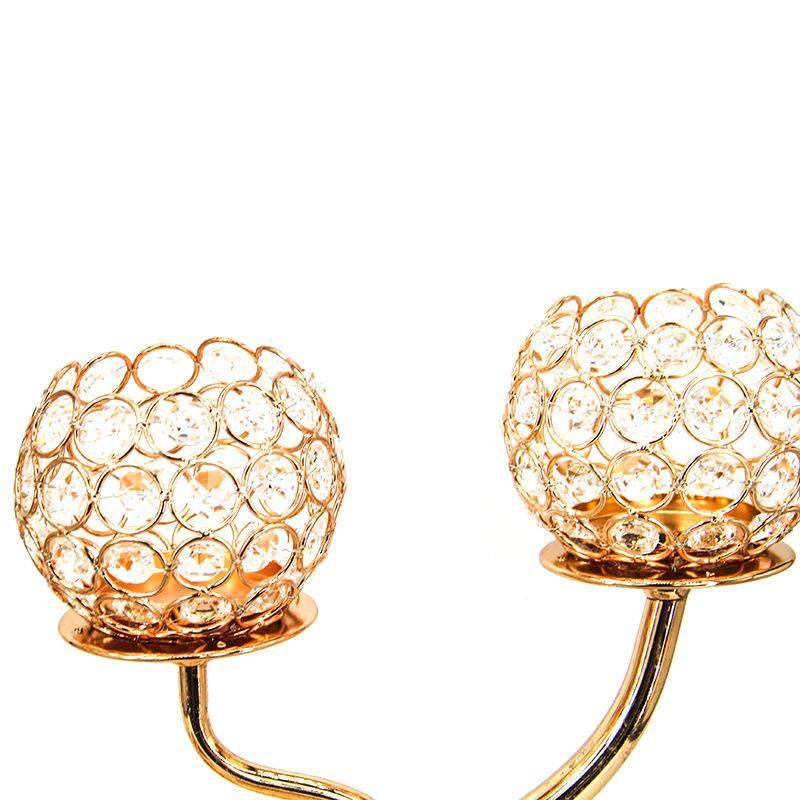 欧式铁艺烛台主桌花瓶金属蜡烛架婚庆道具电镀金色烛杯工艺品摆件,淘宝优惠券,粉丝福利购,淘宝优惠卷