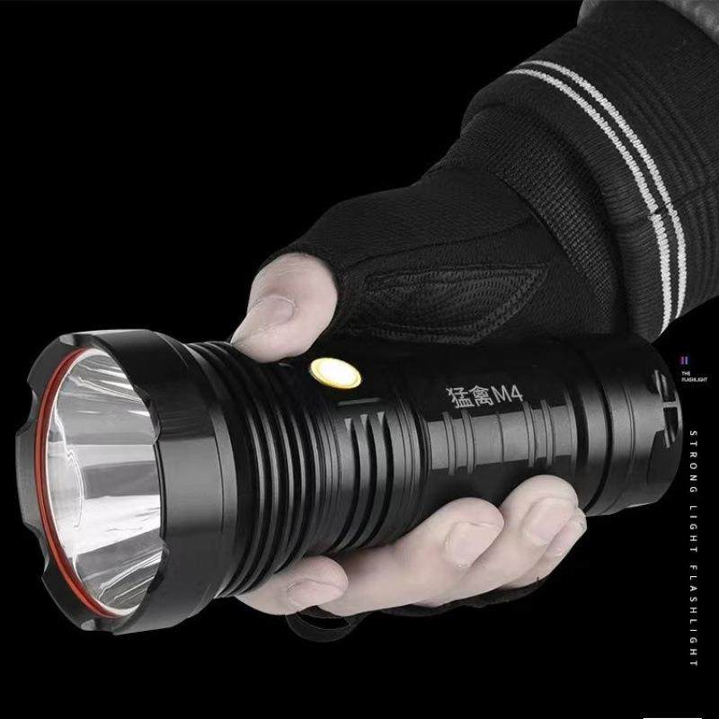 猛禽M4超强手电筒USB充电暴亮远射家用户外骑行探照灯,淘宝优惠券,粉丝福利购,淘宝优惠卷