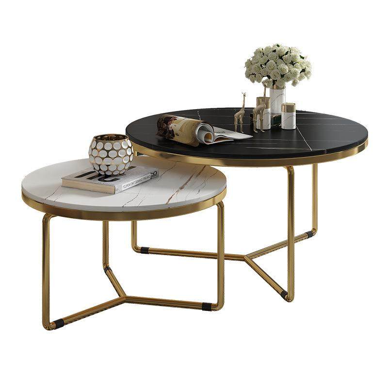 轻奢岩板圆形茶几组合简约现代小户型北欧网红沙发茶几客厅家用桌,淘宝优惠券,粉丝福利购,淘宝优惠卷