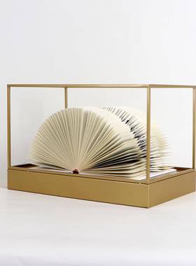 软现代新式金属几何中MC-TY-53折纸摆件样板展厅间桌面书架书柜简