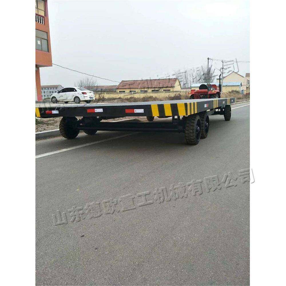 游艇拖拽平板小拖车物流货物搬装卸运挂车港口货物转移牵引车,淘宝优惠券,粉丝福利购,淘宝优惠卷