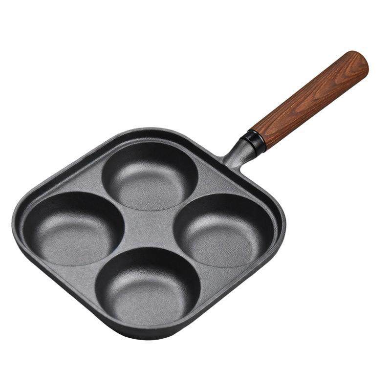新款铸铁煎蛋锅加深鸡蛋汉堡机模具家用不沾平底锅无涂层蛋饺锅,淘宝优惠券,粉丝福利购,淘宝优惠卷