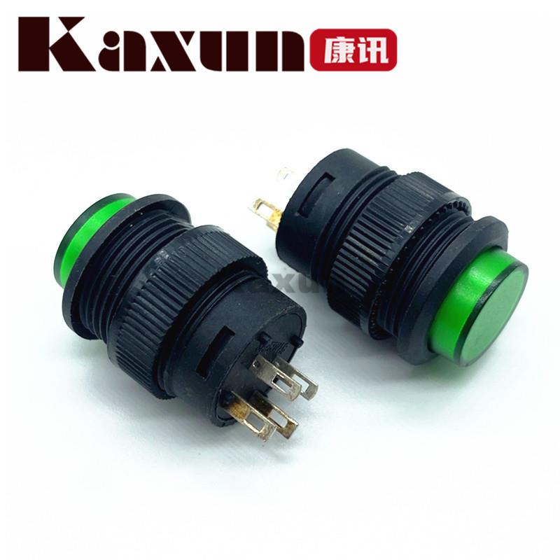 按钮6开关R1-53灯自锁开0关无锁无品牌/带带灯开关16mm自锁开关 - 图0