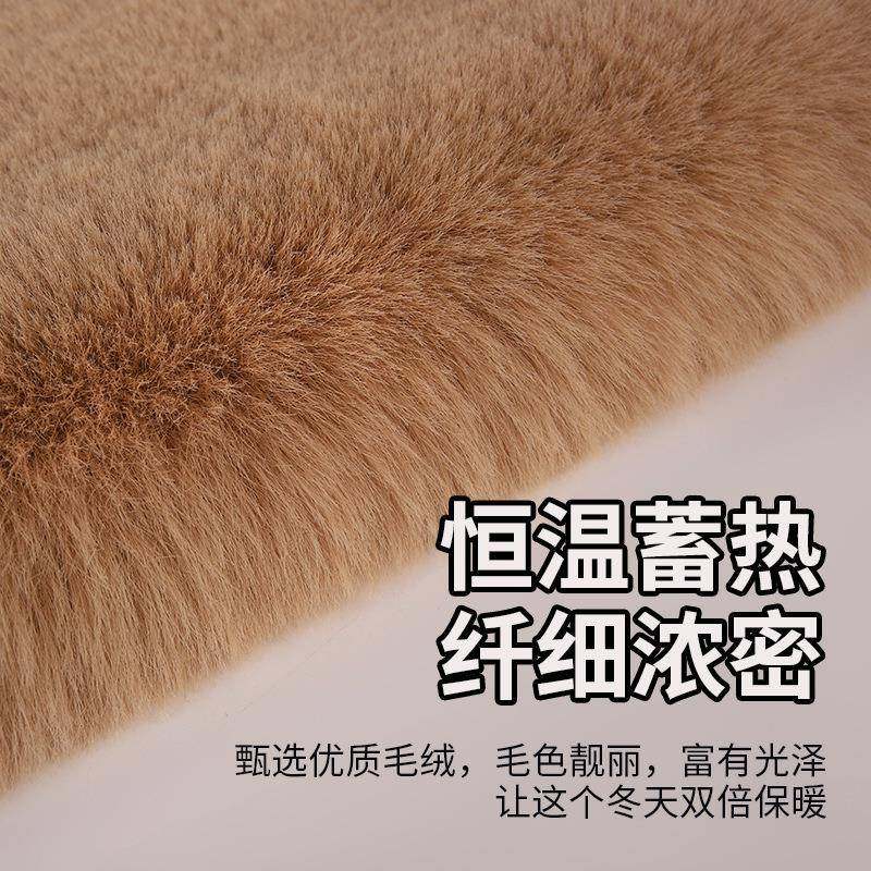 新款汽车坐垫冬季无靠背三件套兔毛绒座垫羊毛保暖加厚单片小方垫,淘宝优惠券,粉丝福利购,淘宝优惠卷