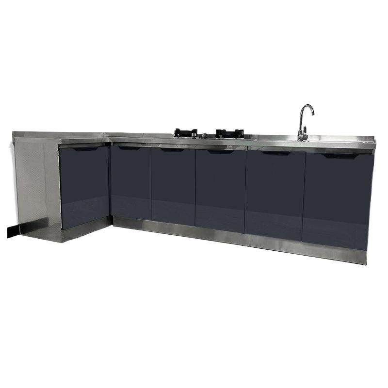 不锈钢厨房橱柜组装家用简约水槽柜经济型灶台柜宽大整体厨柜,淘宝优惠券,粉丝福利购,淘宝优惠卷