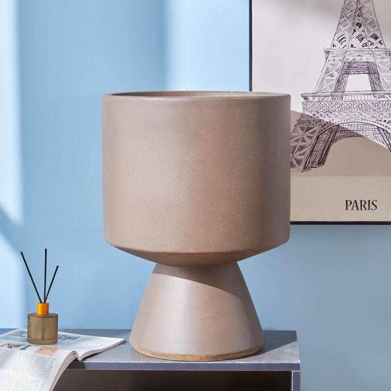 大号家用镁泥花盆托盘陶瓷大口径水泥盆栽罗迪盆水泥花盆,淘宝优惠券,粉丝福利购,淘宝优惠卷