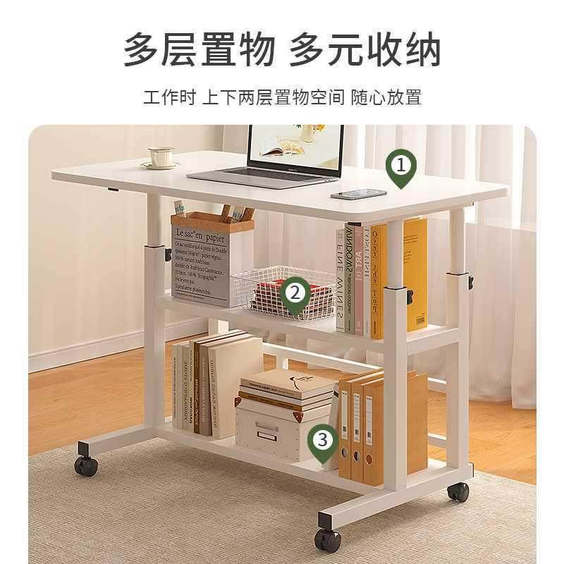 可移动升降边几带轮沙发桌边桌客厅茶几侧边柜小推车方桌置物架子,淘宝优惠券,粉丝福利购,淘宝优惠卷