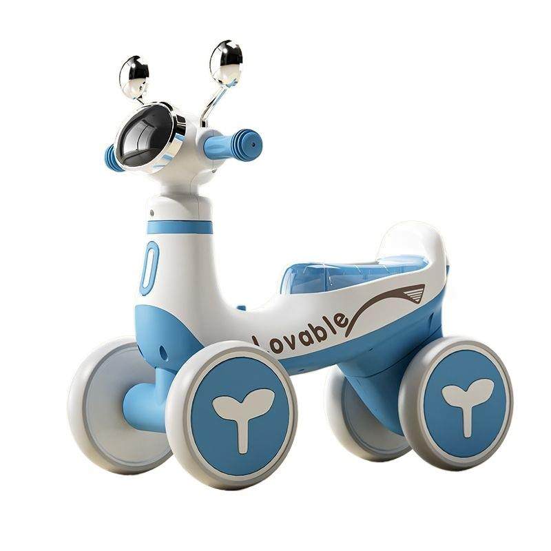 儿童平衡车1-2-3岁无脚踏四轮防侧翻男女宝宝滑行学步溜溜车包邮,淘宝优惠券,粉丝福利购,淘宝优惠卷