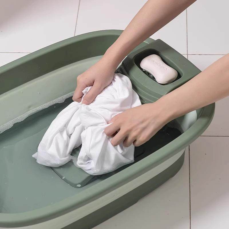 可折叠洗衣盆特大号带搓衣板分体家用大容量宝宝婴儿长方形加厚盆,淘宝优惠券,粉丝福利购,淘宝优惠卷