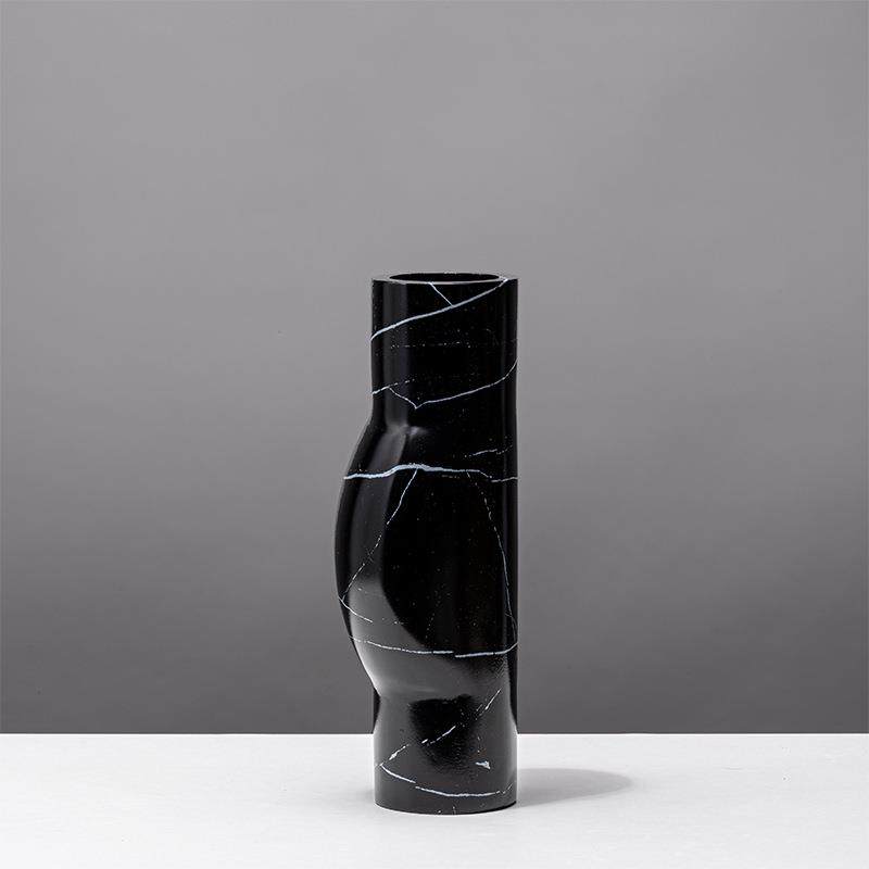 现代轻奢树脂大理石纹纸花瓶家居饰品客厅茶几电视柜餐桌干花花器,淘宝优惠券,粉丝福利购,淘宝优惠卷