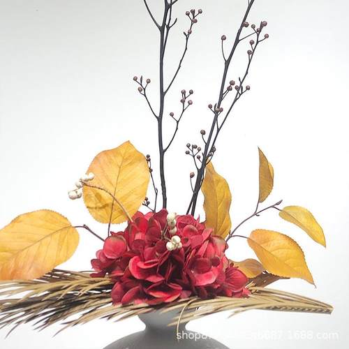 新中式仿真花束轻奢整体花艺假花干花客厅插花家居餐桌装饰品摆件 - 图2