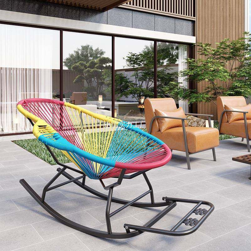 摇摇椅户外庭院逍遥椅简约摇摇椅大号彩虹摇椅家用客厅休闲躺椅,淘宝优惠券,粉丝福利购,淘宝优惠卷