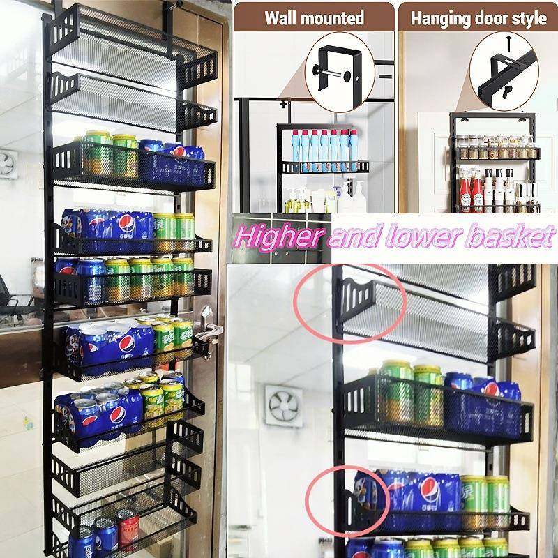 4-6-10多层门后挂篮厨房壁橱门后调料瓶整理架浴室门后整理挂架,淘宝优惠券,粉丝福利购,淘宝优惠卷