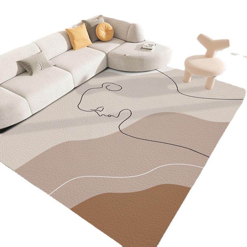 Carefully selected PVC leather carpet, living room, wipeable and washable coffee table, waterproof 2022 new floor, bedroom floor mat, bay window