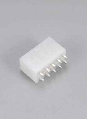 5557连接器4.2mm针座白色单双排公母胶壳接线端子2P-24P齐全