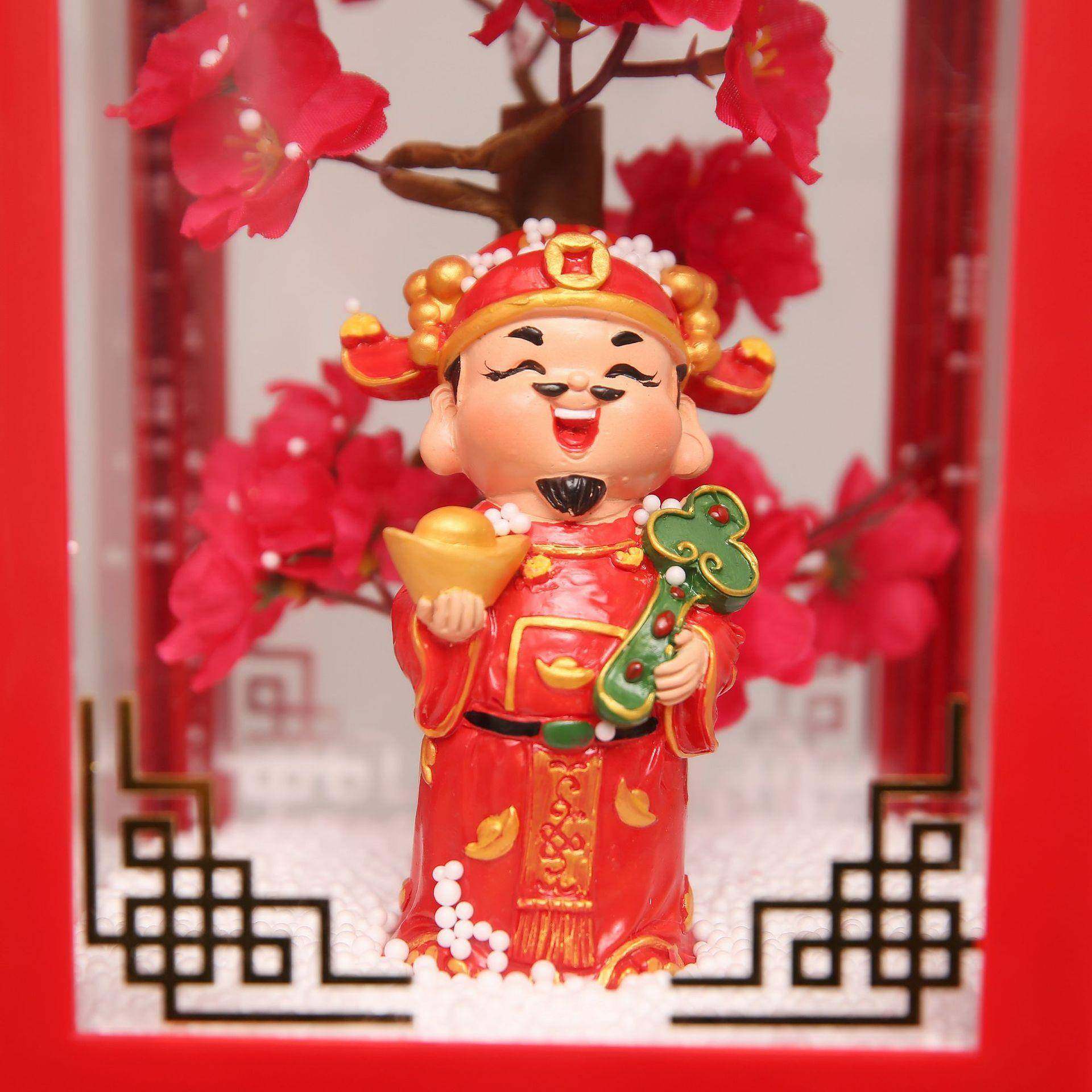 新年春节下雪路灯贺年创意装饰品盆景路引过年花灯元宵节音乐宫灯,淘宝优惠券,粉丝福利购,淘宝优惠卷