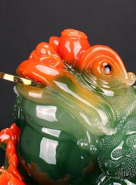 开大德仁金蟾摆三足金蝉档1910101口店铺收银台业礼件品工艺饰装