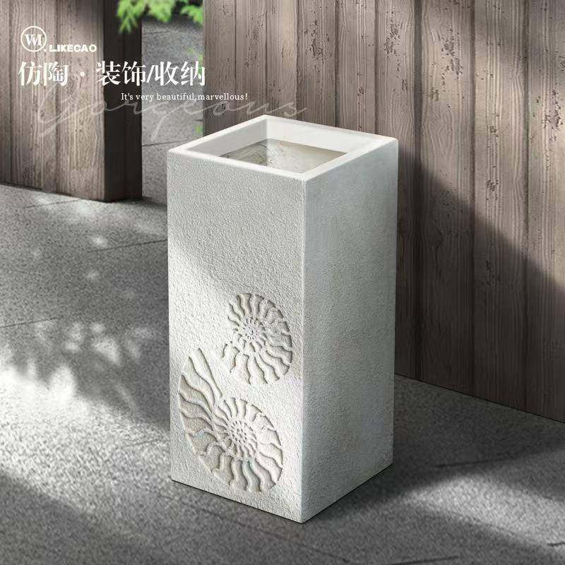 收纳桶办公室日式复古插花花瓶商用雨伞桶雨伞架架子曹家用喜欢,淘宝优惠券,粉丝福利购,淘宝优惠卷