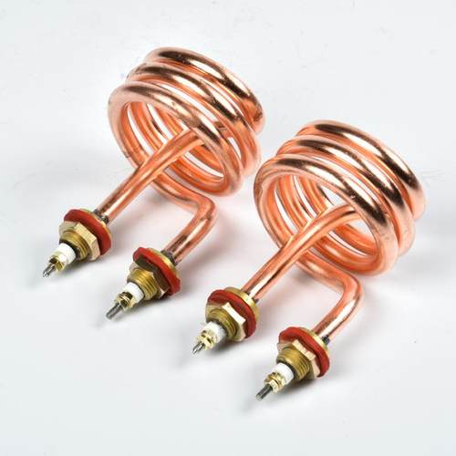 蒸馏水器加热管不锈钢紫铜加热管螺旋水桶加热管S3开水器电热管 - 图1