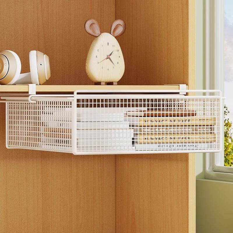 宿舍神器桌下收纳挂篮学生寝室书桌收纳架衣柜分层隔板床边置物架,淘宝优惠券,粉丝福利购,淘宝优惠卷