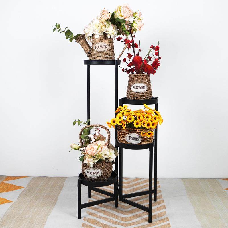 北欧简约可拆卸花架室内阳台落地式铁艺植物架创意花架子,淘宝优惠券,粉丝福利购,淘宝优惠卷