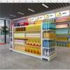 Supermarket convenience store shelf all-steel single-sided wall display cabinet perforated plate punched back plate double-sided intermediate combination goods