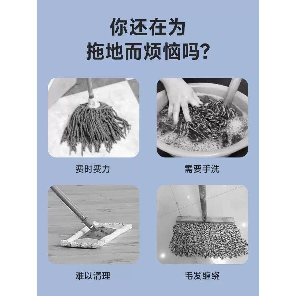 加大加厚带轮拖把桶旋转不锈钢甩干墩布家用拖布免手洗干湿两媛洛,淘宝优惠券,粉丝福利购,淘宝优惠卷