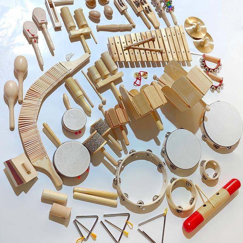奥尔夫乐器套装儿童乐器玩具40件套音乐教具打击乐器套装,淘宝优惠券,粉丝福利购,淘宝优惠卷