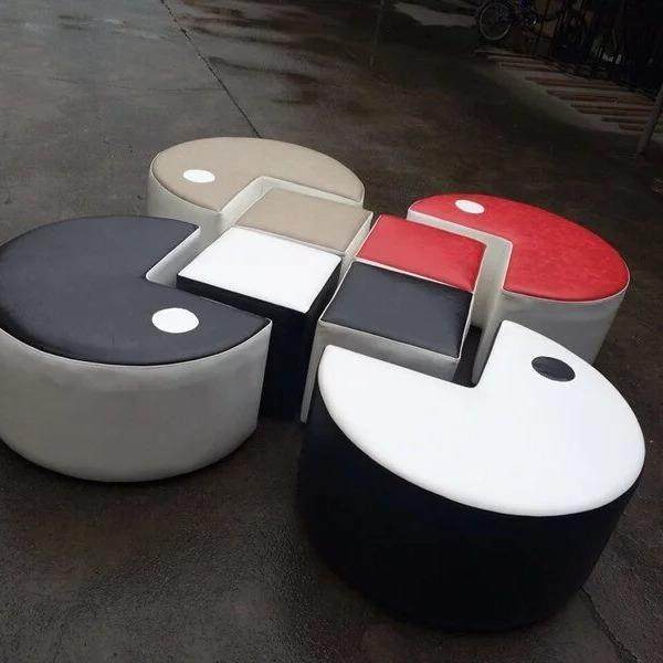 幼儿园沙发亲子园培训班母婴店沙发早教沙发贪吃蛇异形组合皮凳,淘宝优惠券,粉丝福利购,淘宝优惠卷