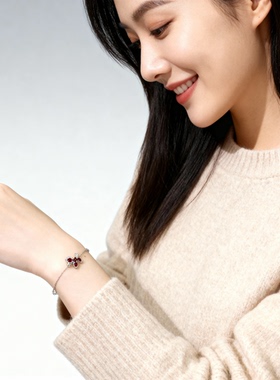 HUIJIE轻奢水晶小马手链