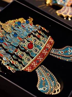 北京国博孝端皇后凤冠木质磁吸冰箱贴高值品念旅颜游纪15462652收