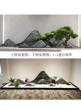 雪枯浪石山石切片组合大型景观LIX石头户外山庭院山水造景泰假室