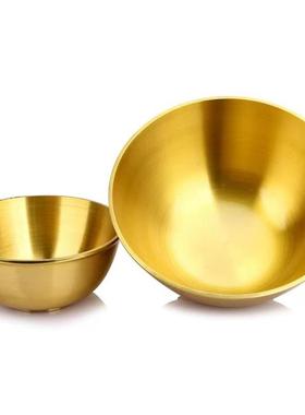 黄碗铜高档加厚铜碗饭碗家用米铜饭碗铜金碗器件餐具金属摆厂家