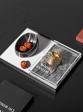 搭匠十品三现代轻奢售楼处客厅茶几大YB-RZ-20理石配套装饰高端摆