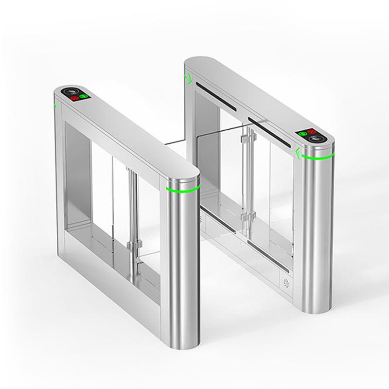 High-end office building pedestrian passageway intelligent speed gate swing gate access control system face recognition visitor attendance gate
