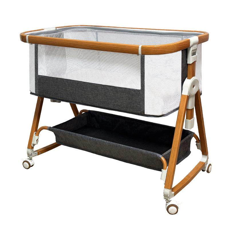 婴儿床可移动摇篮床便携式可折叠多功能bb床新生儿宝宝床拼接大床,淘宝优惠券,粉丝福利购,淘宝优惠卷