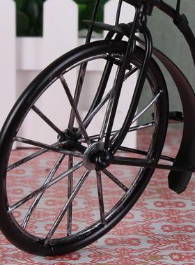 新款现铁皮自自行代车模ZXC001型复古模型行手工造型一帆风顺脚踏