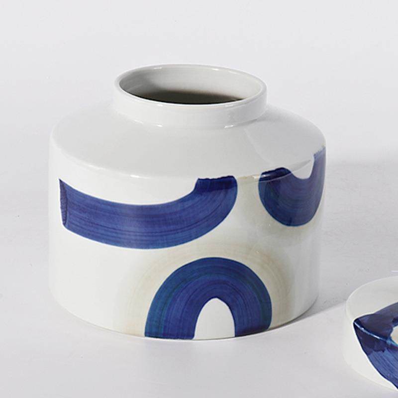 现代创意简约家居轻奢陶瓷储物罐花瓶花插艺术摆件样板房软装饰品,淘宝优惠券,粉丝福利购,淘宝优惠卷