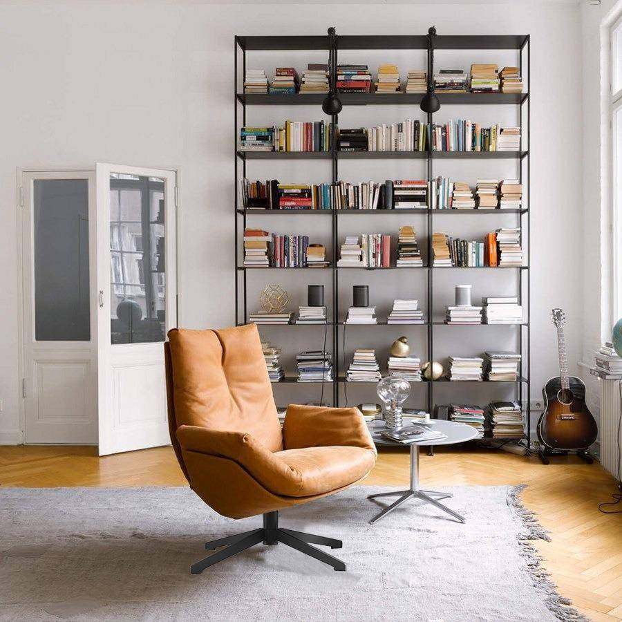 北欧懒人旋转椅沙发现代家用办公可旋转休闲意式轻奢风单人沙发椅,淘宝优惠券,粉丝福利购,淘宝优惠卷