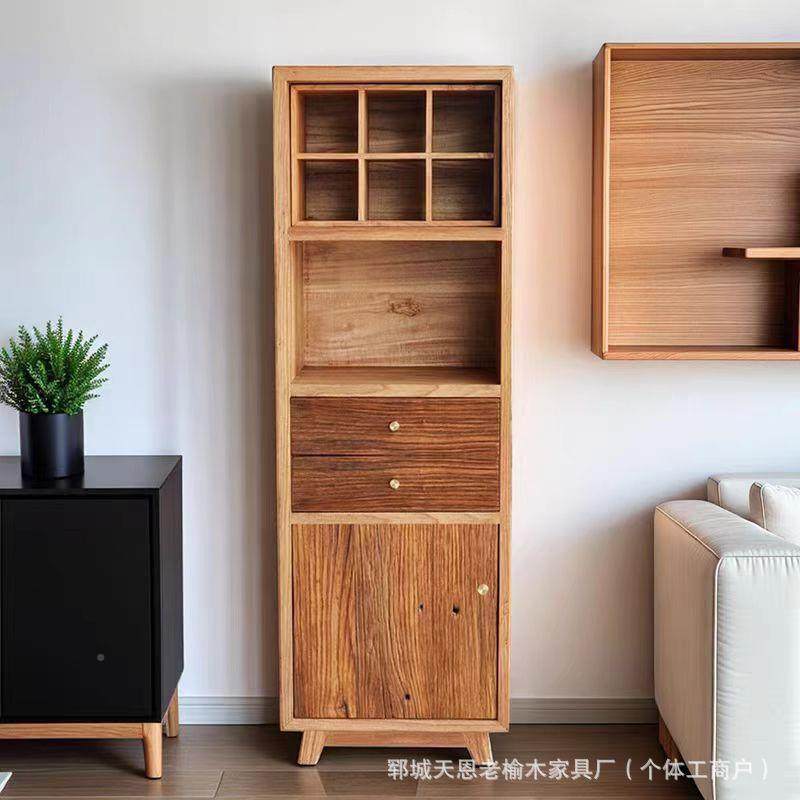 626诧寂架风置物边老柜立柜茶柜收纳民宿古榆木展示实木多宝储物,淘宝优惠券,粉丝福利购,淘宝优惠卷