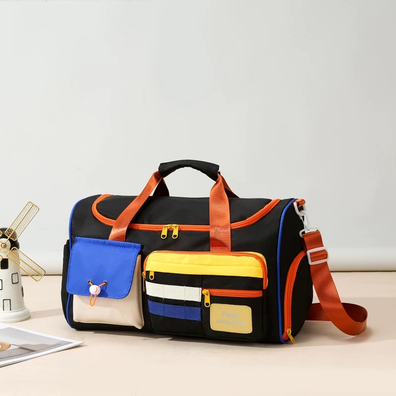 German dopamine contrast color large capacity travel bag