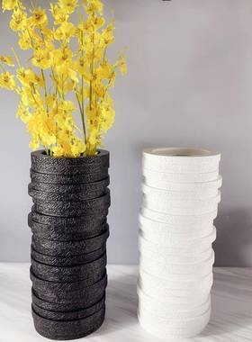 意式创意花瓶设5224师陈列售楼部样大堂板间视计玄关柜软电装饰品