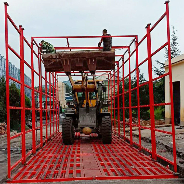 Fully automatic intelligent computer car washing machine Large engineering construction site car washing equipment Basic-free fully enclosed wheel washing machine