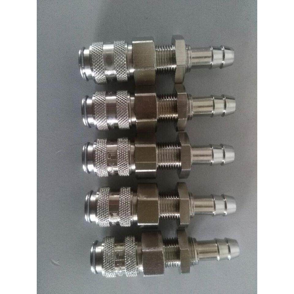 RECTUS21KBKO08铜镀镍接头21系列利达时母头快插接头 - 图1