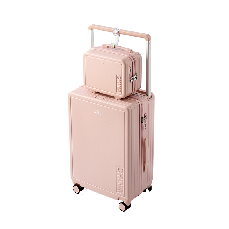 袋鼠2025新款子母行李箱24寸结实耐用加厚宽拉杆密码旅行皮箱子20 - 图3