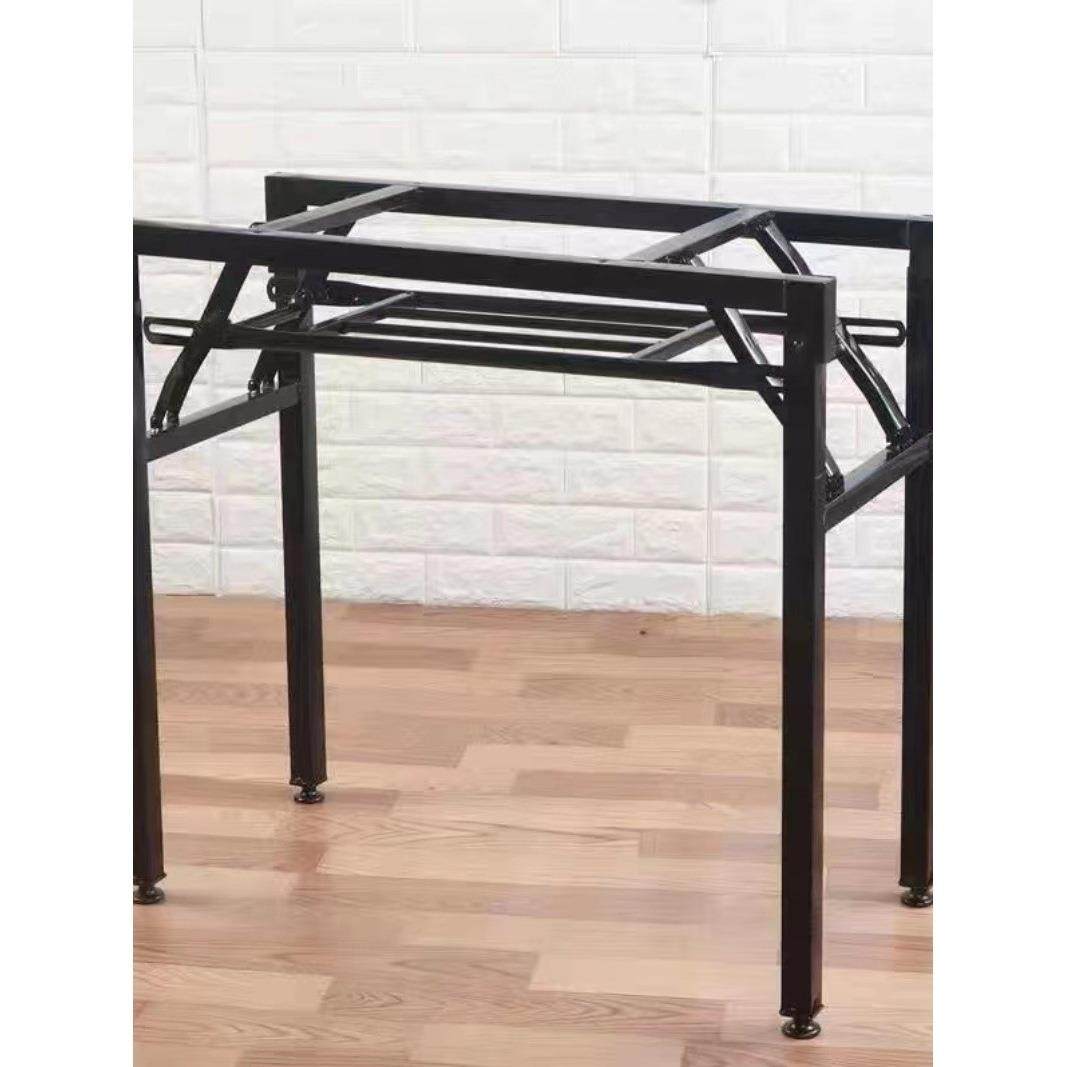 简易便捷可折叠电脑桌架对折折叠桌支架不锈钢家用办公桌桌腿支架,淘宝优惠券,粉丝福利购,淘宝优惠卷