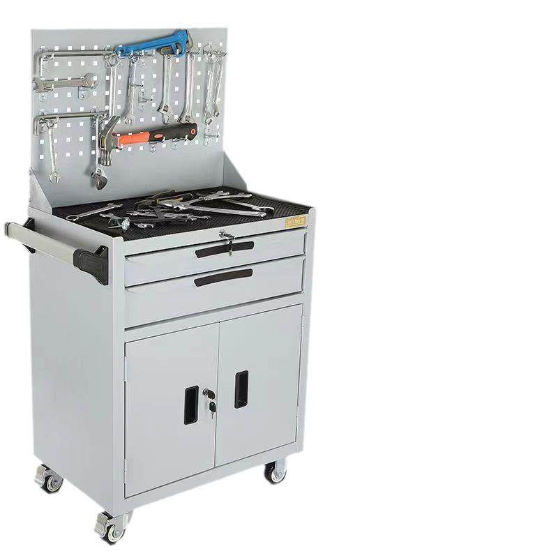 升级双抽屉工具车维修转向刹车轮移动工具箱收纳柜零件车铁皮,淘宝优惠券,粉丝福利购,淘宝优惠卷