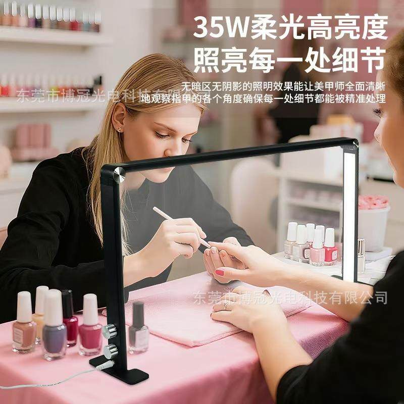 美甲灯美睫纹绣照明台灯方形折叠桌面灯LED纹身纹眉美甲台灯,淘宝优惠券,粉丝福利购,淘宝优惠卷