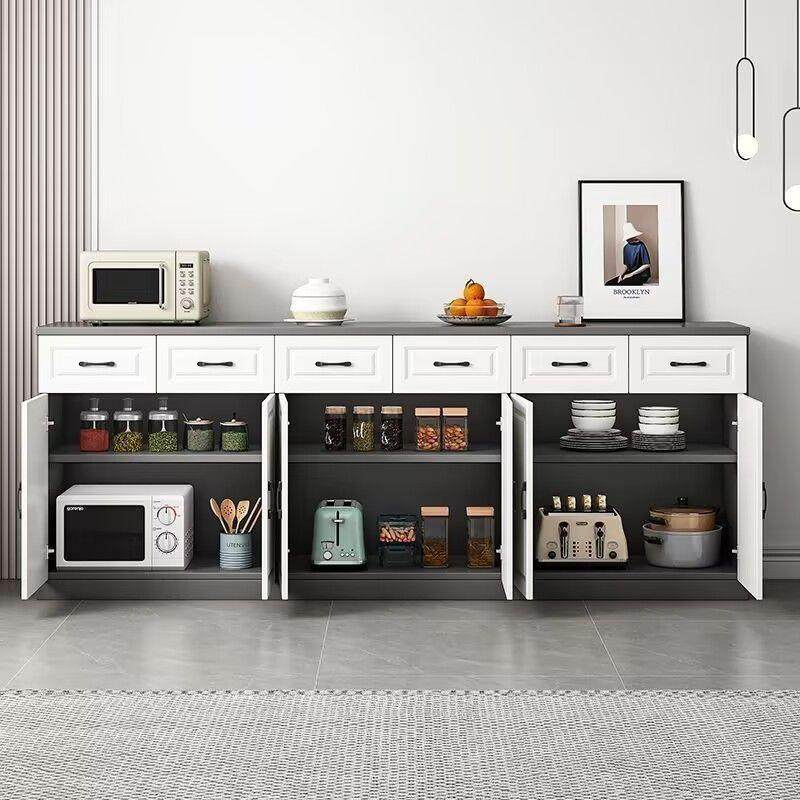 欧式实木餐边柜厨房橱柜碗柜家用板式置物柜客厅茶水柜边柜储物柜,淘宝优惠券,粉丝福利购,淘宝优惠卷