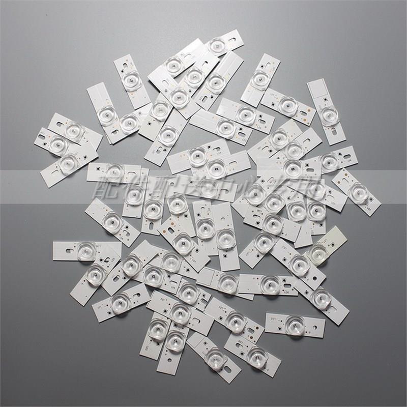 100*3V concave lens universal LCD TV modified LED lamp beads 32-65 inch backlight strip particles